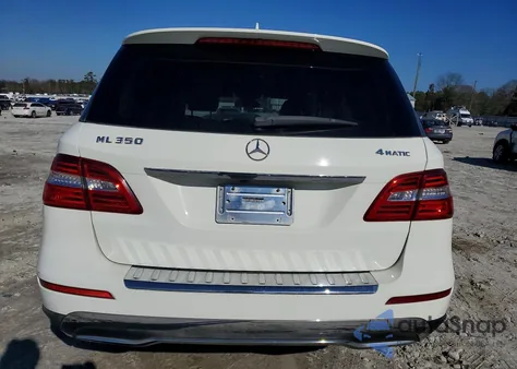 2013 Mercedes-Benz Ml 350 4Matic from USA, damaged, VIN 4JGDA5HB9DA239821